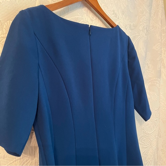 NWOT-Ann Taylor~Flared Dress~Size 14~Jewel Blue - Picture 3 of 7